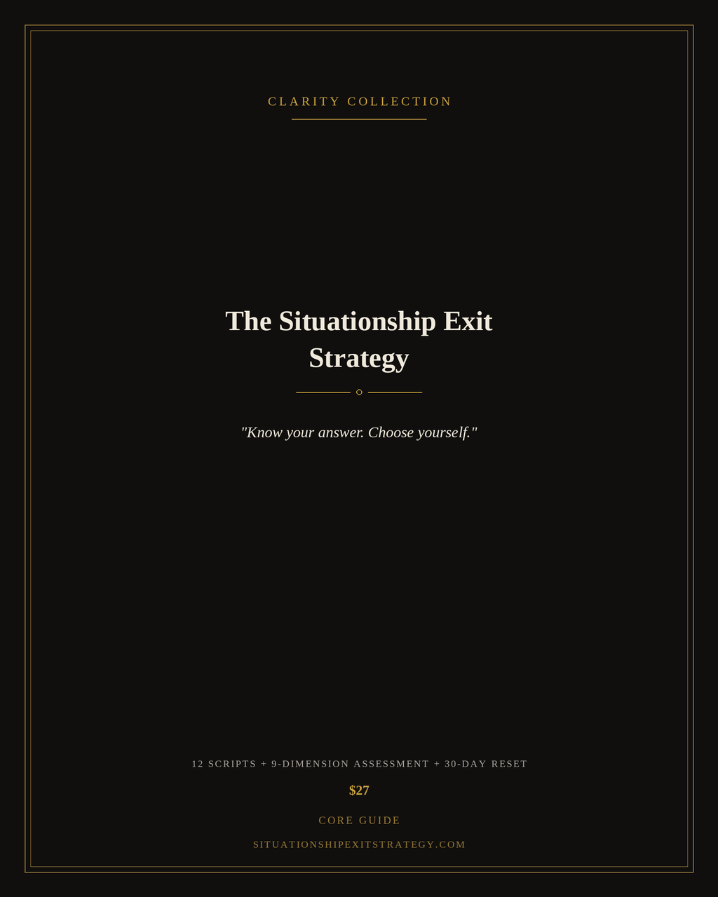 How to Leave a Situationship — Step-by-Step Exit Guide (Digital Download)