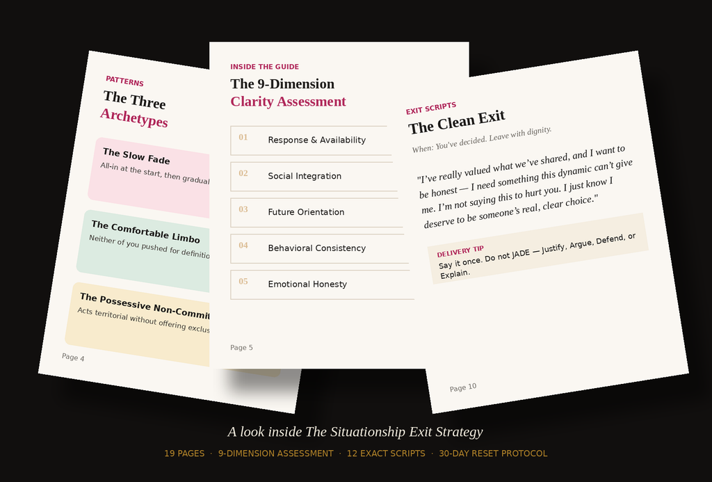 How to Leave a Situationship — Step-by-Step Exit Guide (Digital Download)
